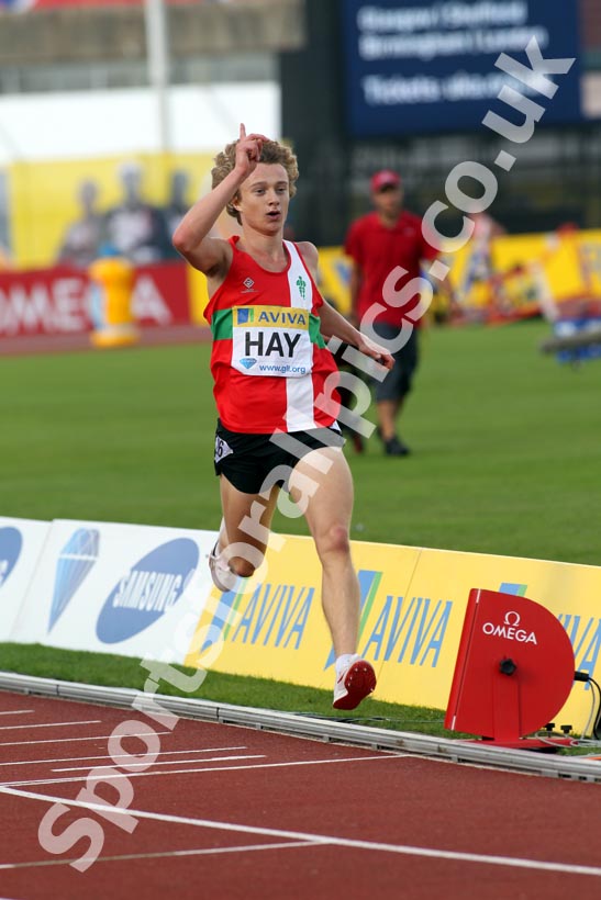 Jonathan Hay, Men's 3000 metres Under-20s, 2011 Aviva London Grand Prix